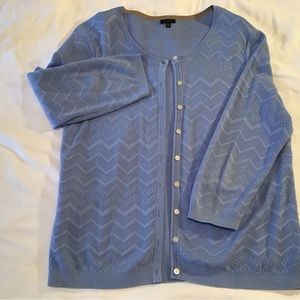 TALBOTS LIGHT BLUE SWEATER SIZE XL